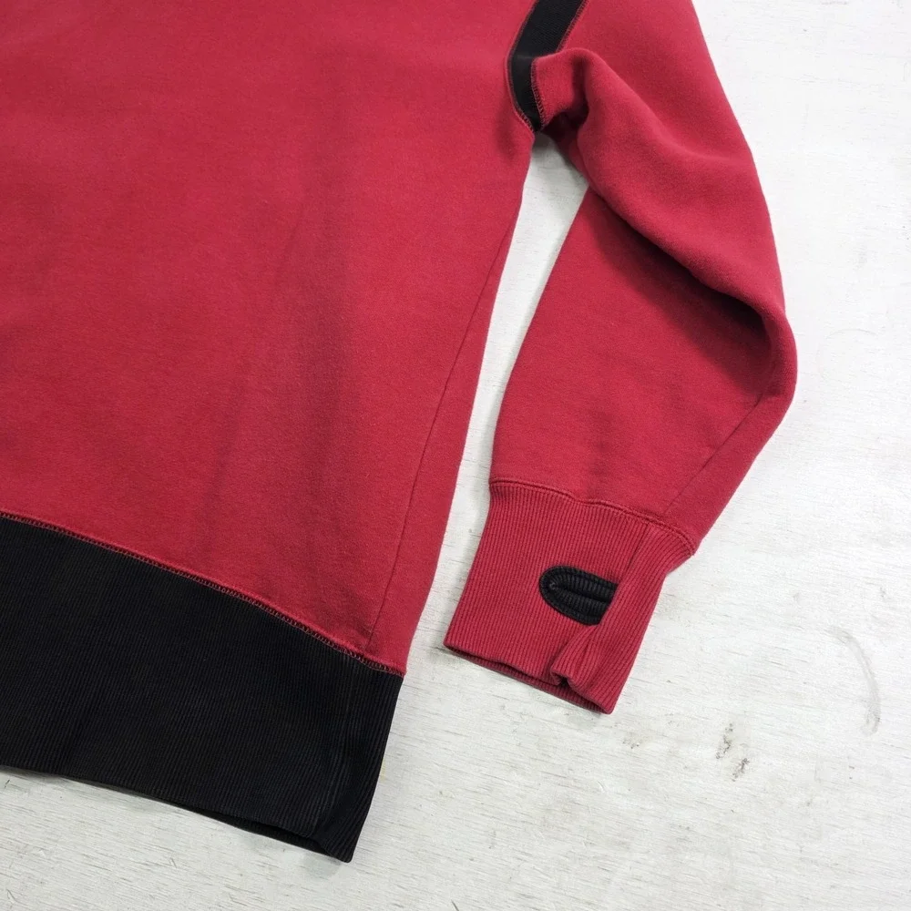Vintage Element Jacket Red Embroidered‎ Spellout Skater Thumb Holes Men's XL VG